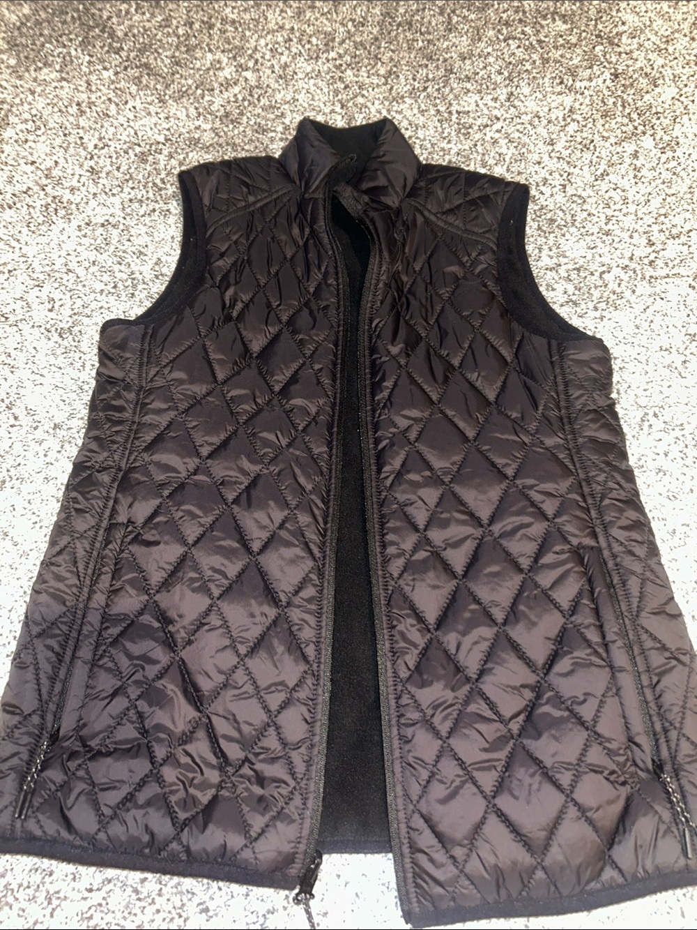 NWOT Born Primitive Quilted Black Vest - Reversible